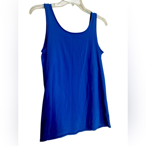 Lilly Pulitzer Tank Top Luxletic Oyster Blue Sunray with Bra women’s medium - Picture 5 of 13